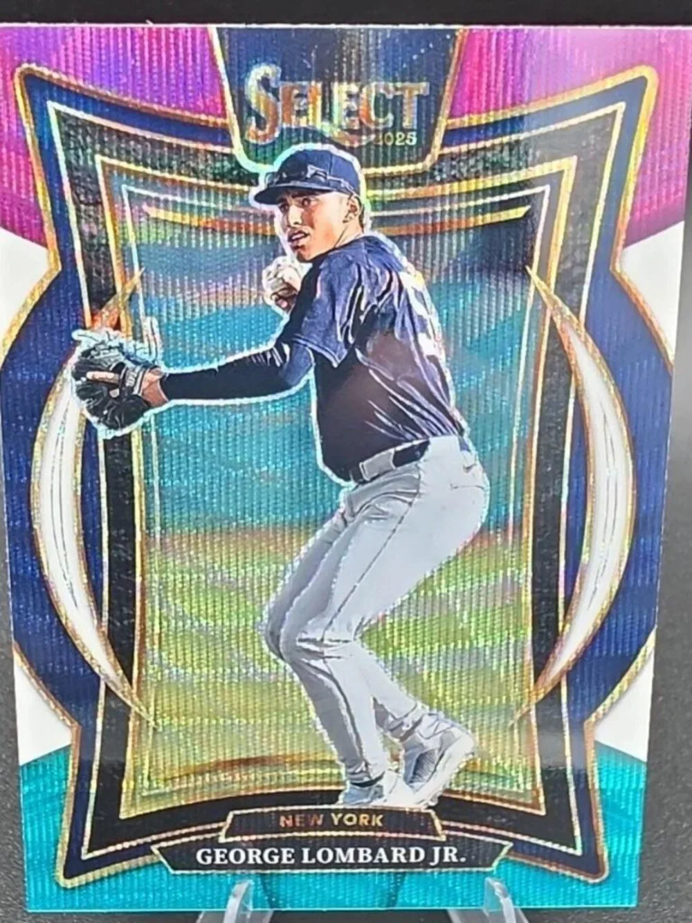 2025 Panini Select - Concourse George Lombard Jr. #74 Tri-Color Prizm (RC)